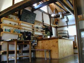 ライステラスカフェの中