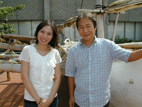 関野吉晴さんと長澤ゆき写真 関野吉晴さんと長澤ゆき