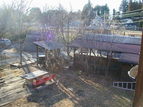 ウッドデッキから見える景色 ウッドデッキから見える景色