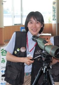 谷津干潟自然観察センターのチーフレンジャー・星野七奈さん