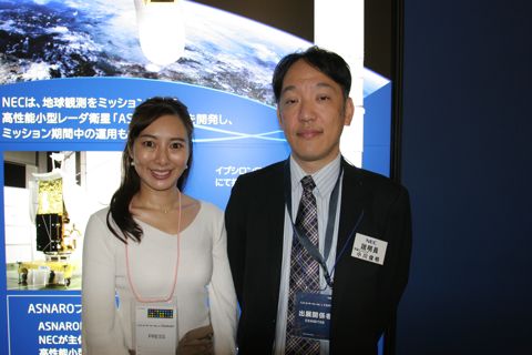 宇宙システム事業部の小川俊明さん。