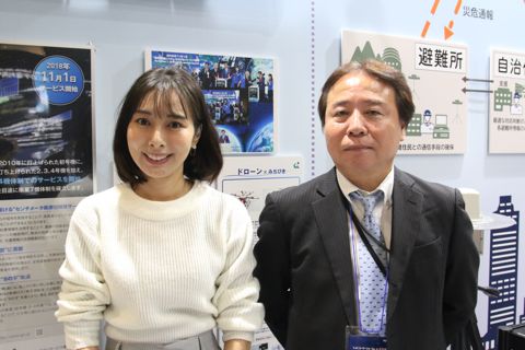 NEC宇宙システム事業部の神藤秀俊さん。